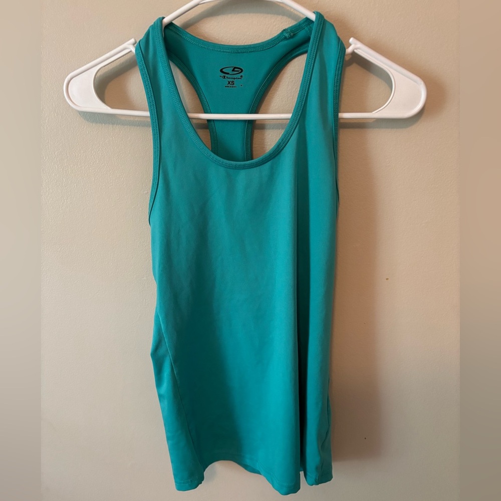 Champion Blue Tank Top with Racerback Design